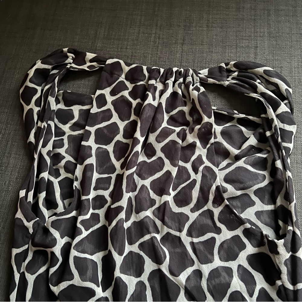 Pattern Cowl Neck Top - Picture 5 of 6